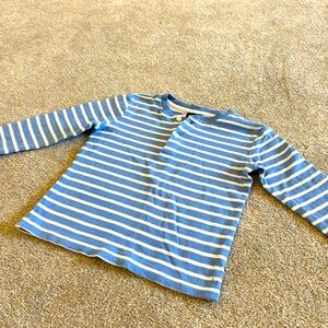 Janie & Jack Blue Striped Shirt